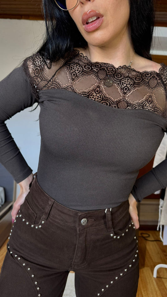 Blusa Rendada